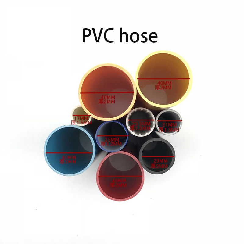 Niet-standaard aangepast formaat en kleur PVC-buis kunststof buis extrusiemateriaal