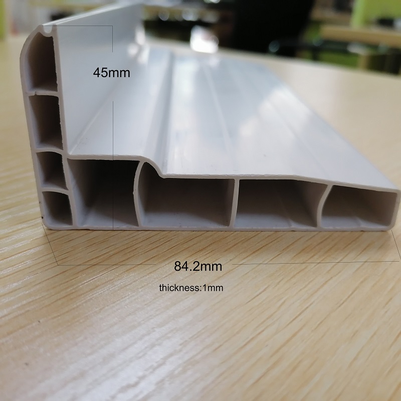 PVC ventilatieprofiel kunststof kokerprofiel op maat gemaakt pvc-profiel voor ventilatiesysteem