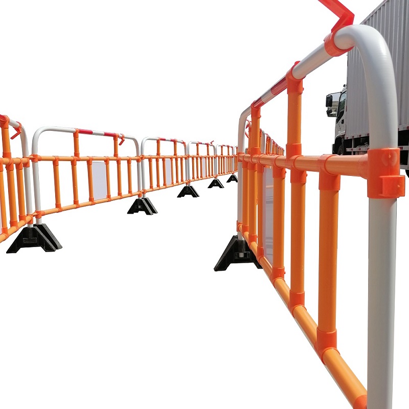 2 meter plastic hek pvc verkeersveiligheid barrière voetgangers dranghekken kosten vangrail barrières voor mensen veiligheid